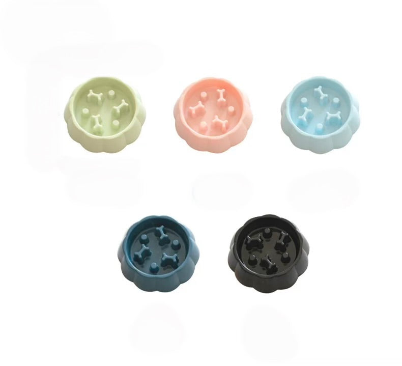 Gamelle Anti-Glouton pour Chiens & Chats - Rose Pastel